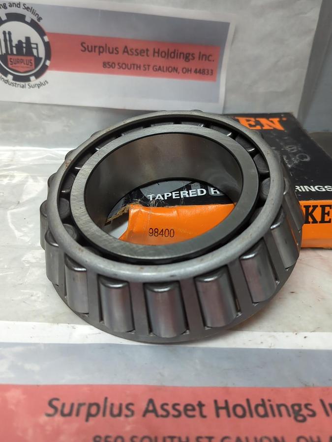 TIMKEN,98400,ROLLER BEARING CONE NOS