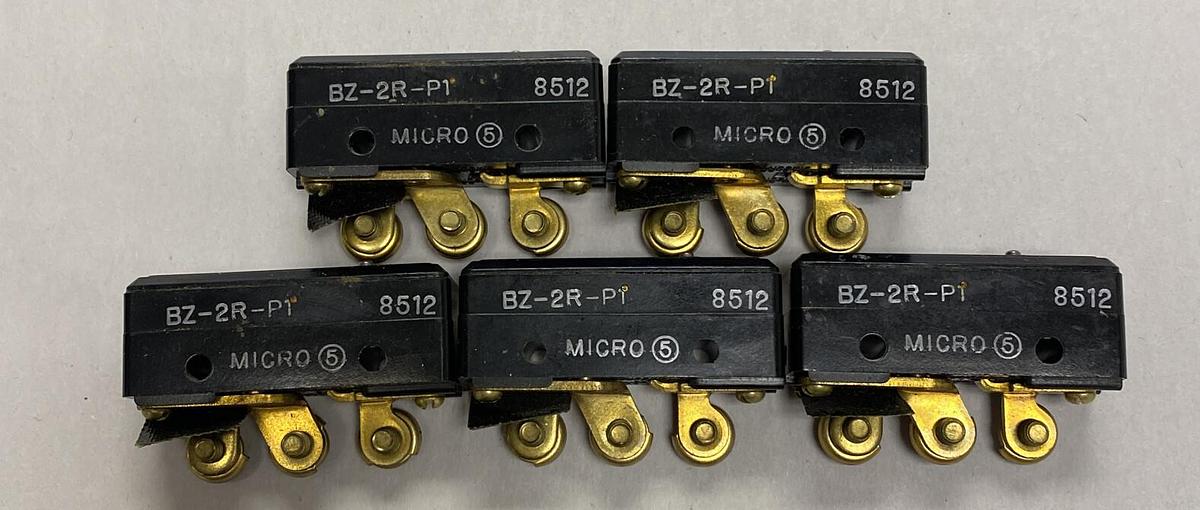 HONEYWELL MICROSWITCH,BZ-2R-P1,PIN PLUNGER SWITCH LOT OF 5 NEW