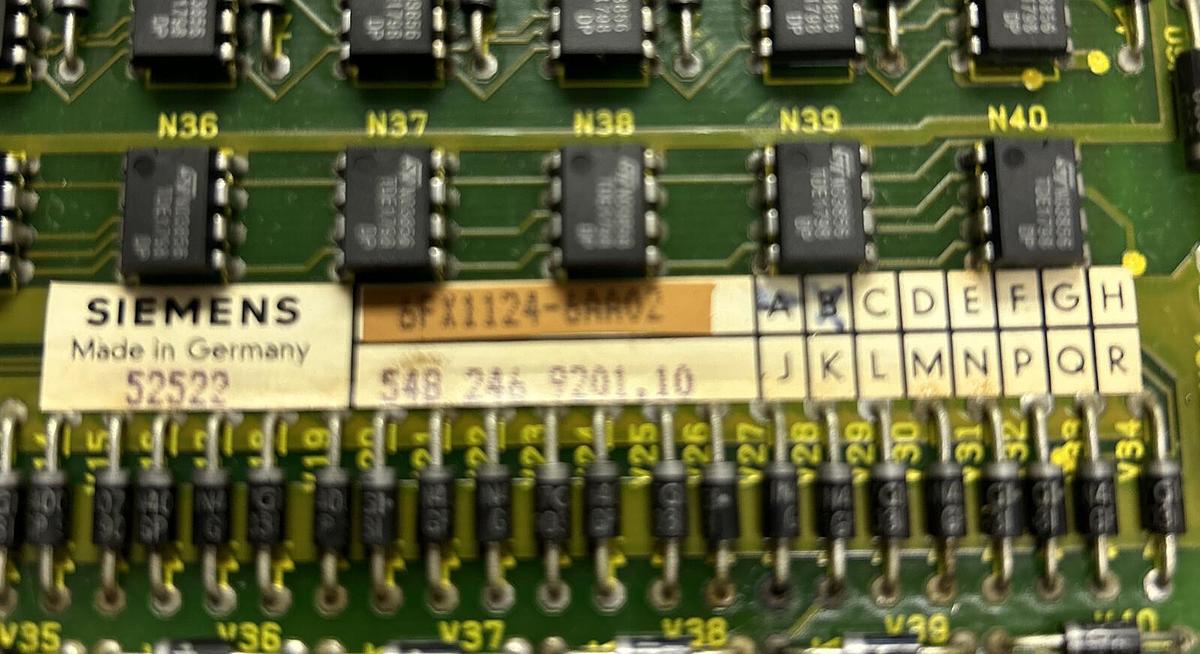 Used SIEMENS,6FX1124-6AA02,I/O DRIVE BOARD