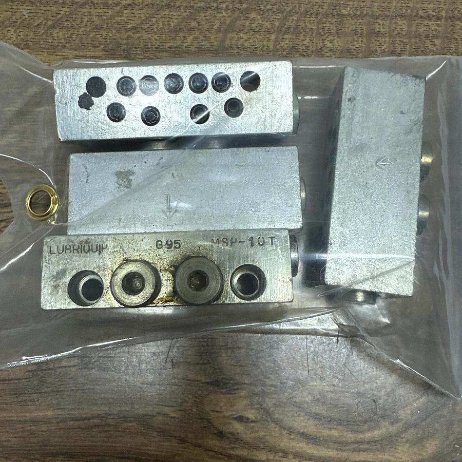 Used Lubriquip,MSP-10T,Hydraulic Block LOT of 4