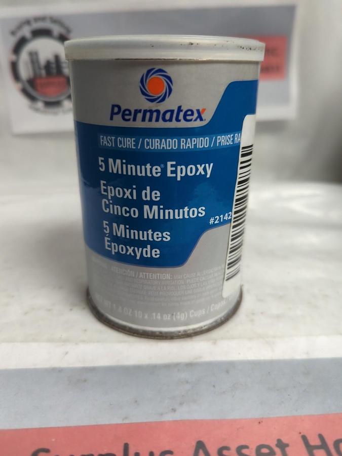 PERMATEX,21425,5-MINUTE EPOXY 4GM CUPS (10 PC) NOS