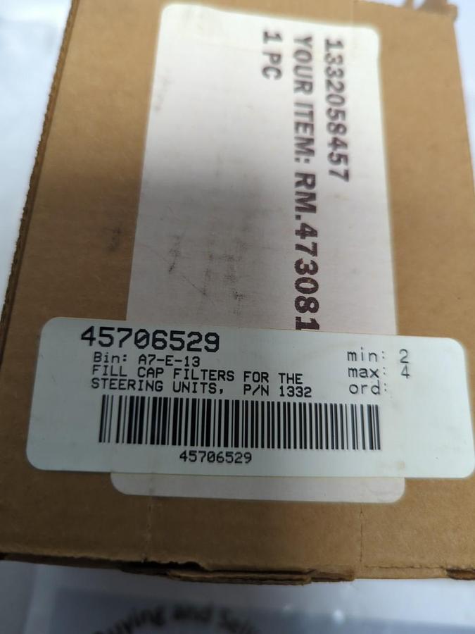 UNBRANDED,1332058457,FILL CAP FILTER ELEMENT NOS