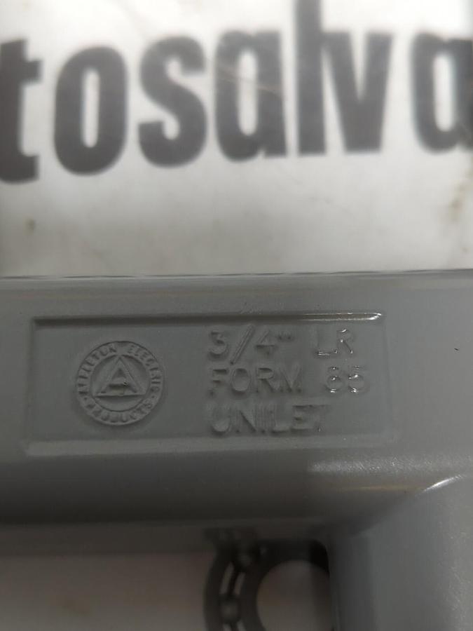 APPLETON,LR75-A,3/4 INCH FORM 85 ALUMINUM CONDUIT BODY BOX OF 5 NEW