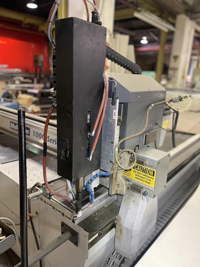 Used Multicam,1000 Series, CNC Table With Spot Welder Head