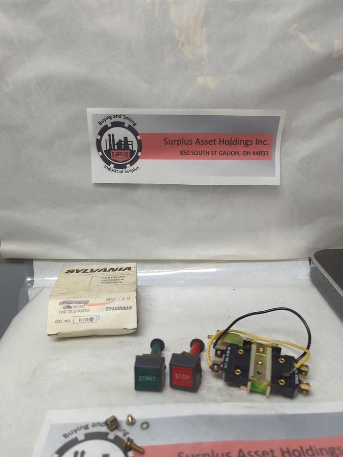 SYLVANIA,KTM-3,START/STOP PUSHBUTTON NEMA 1/4/12 NOS