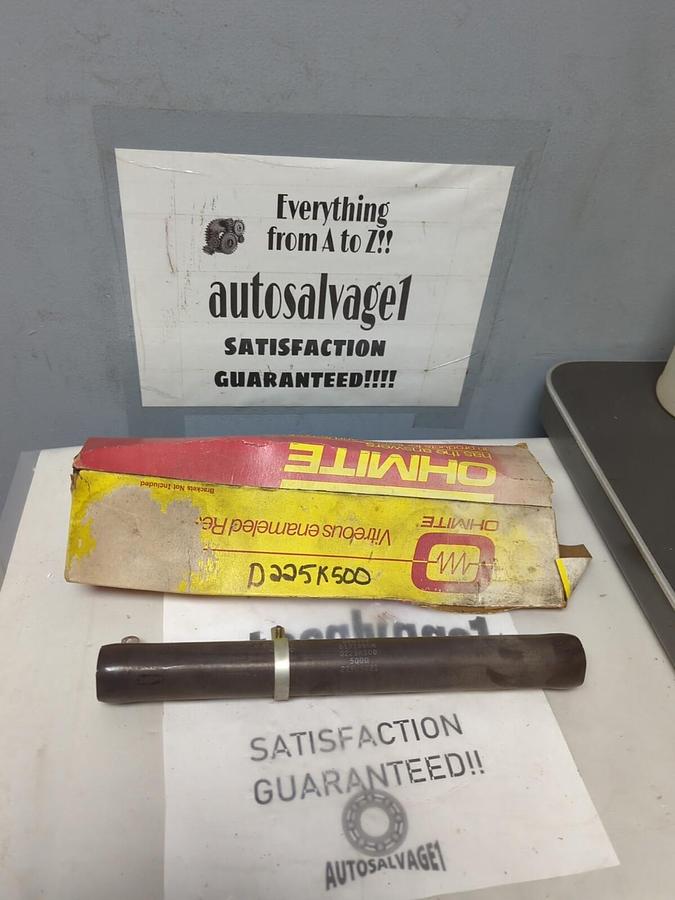 OHMITE,D225K500,LUG RESISTOR 225 AMP NOS