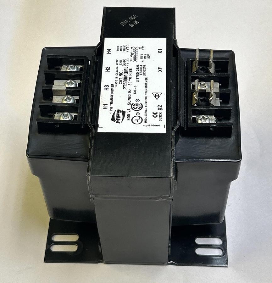 Used HAMMOND MANUFACTURING,PT500MQMJ,TRANSFORMER 500VA 50/60HZ