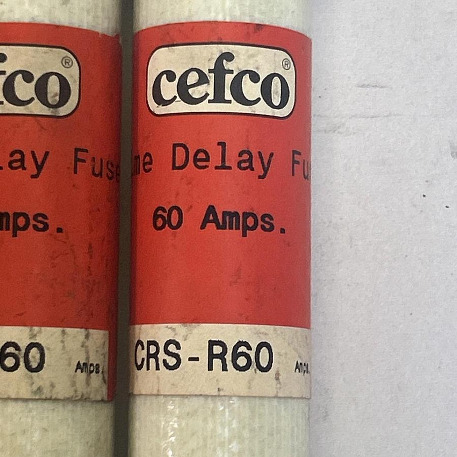 Used CEFCO,CRS-R60,FUSE 60A 600V LOT OF 26