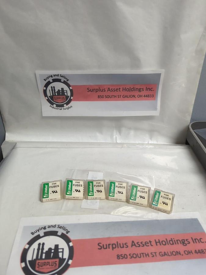 LITTELFUSE,F 6.30A 216,FUSE LOT OF 30 PCS NOS