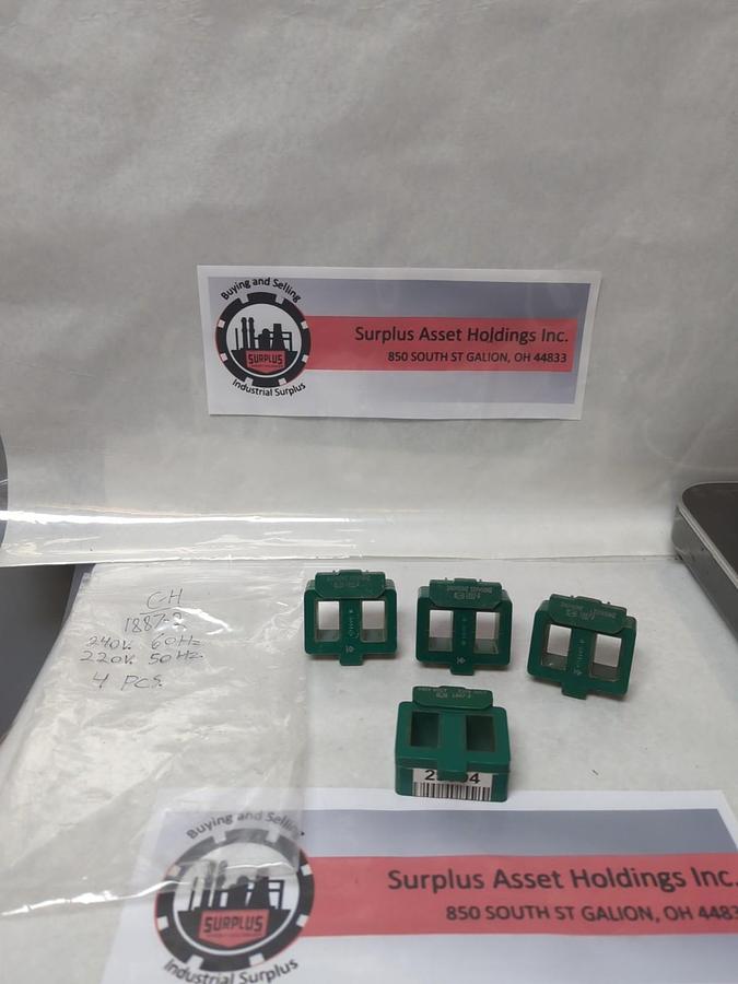 Used CUTLER-HAMMER,1887-2,COIL 240V 60HZ 220V 50HZ LOT OF 4 PRE-OWNED