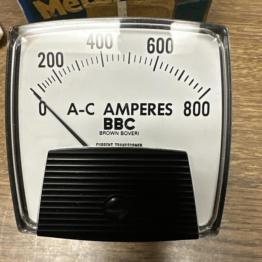BBC,162141LSSN7MNS,0-800 Amp Meter