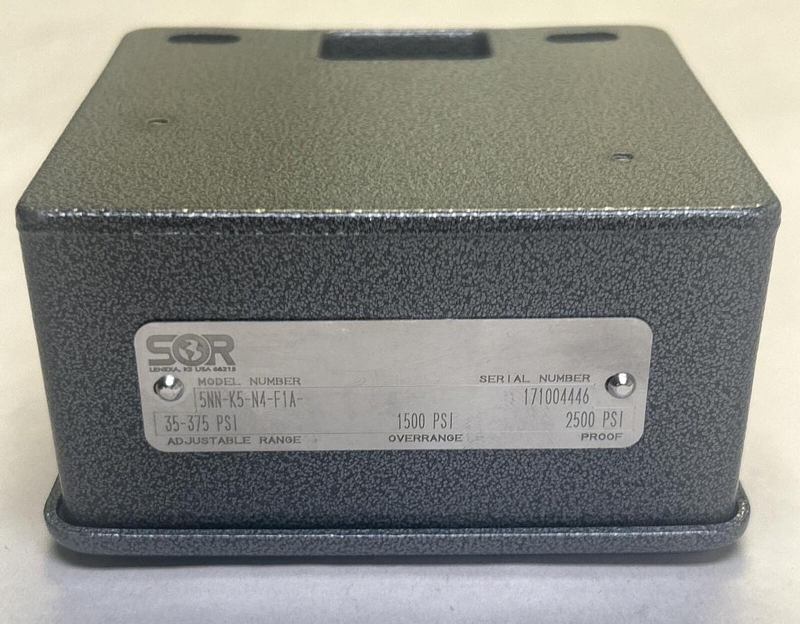 SOR,5NN-K5-N4-F1A,PRESSURE SWITCH NOS