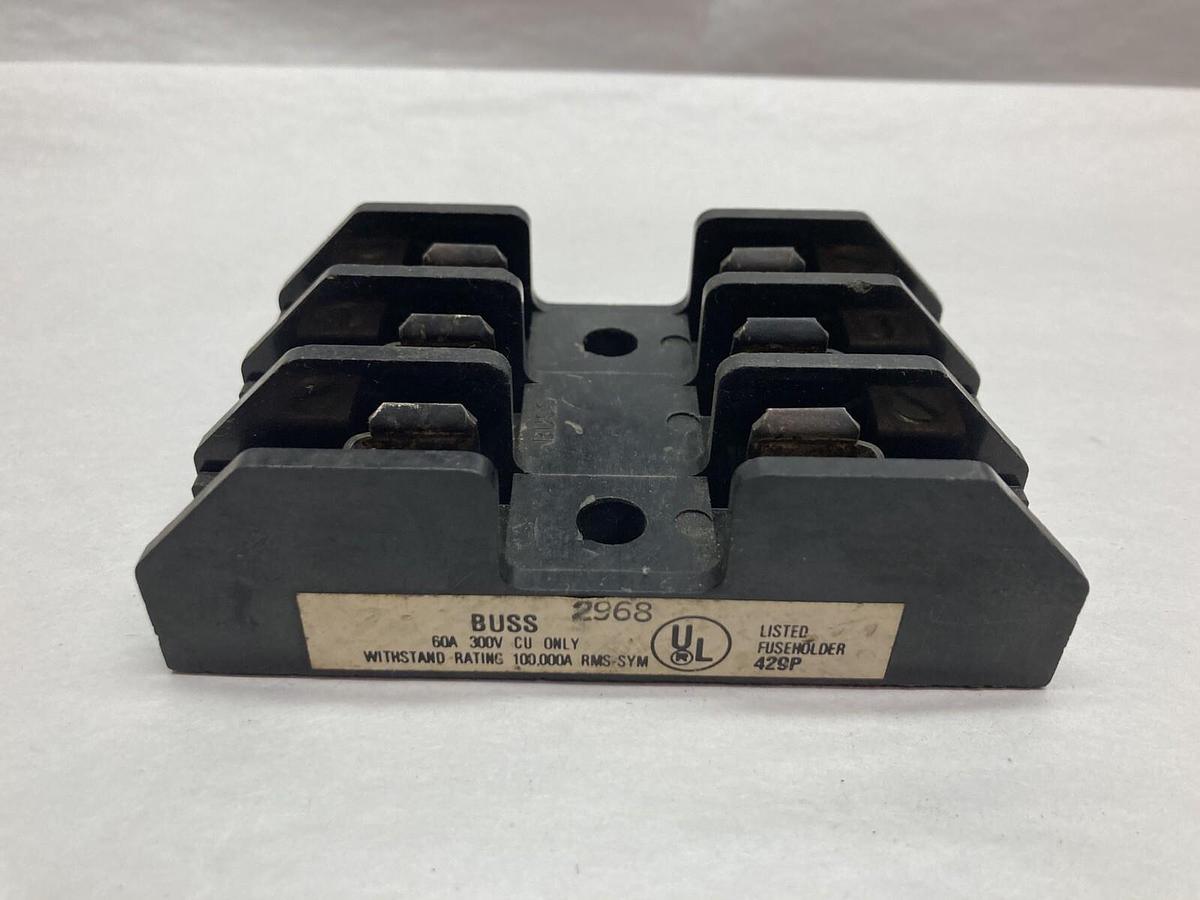 Used Bussman,2968,Fuseholder 60A 300V
