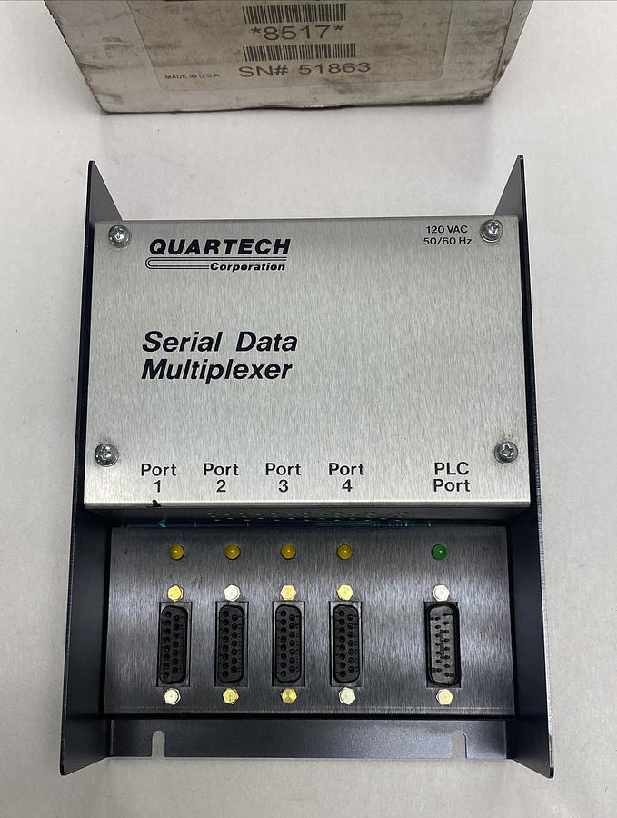 QUARTECH,8517,SERIAL DATA MULTIPLEXER NOS