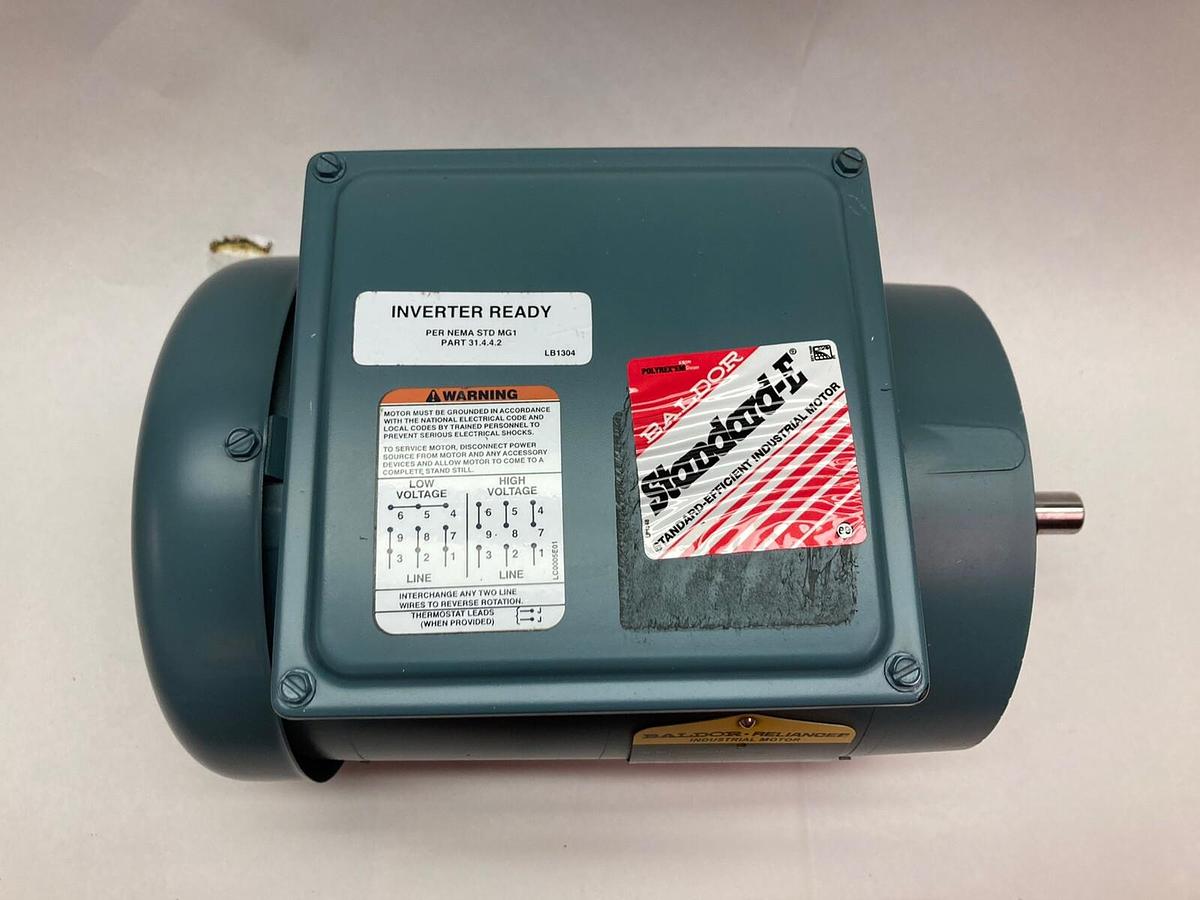 Baldor,CUHM3546,Inverter Motor 1HP 1750 RPM 208-230/460V 56C Frame
