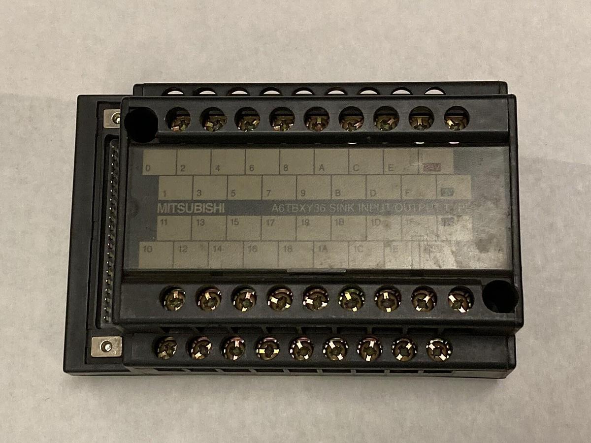 Used Mitsubishi,A6TBXY36,Terminal Board