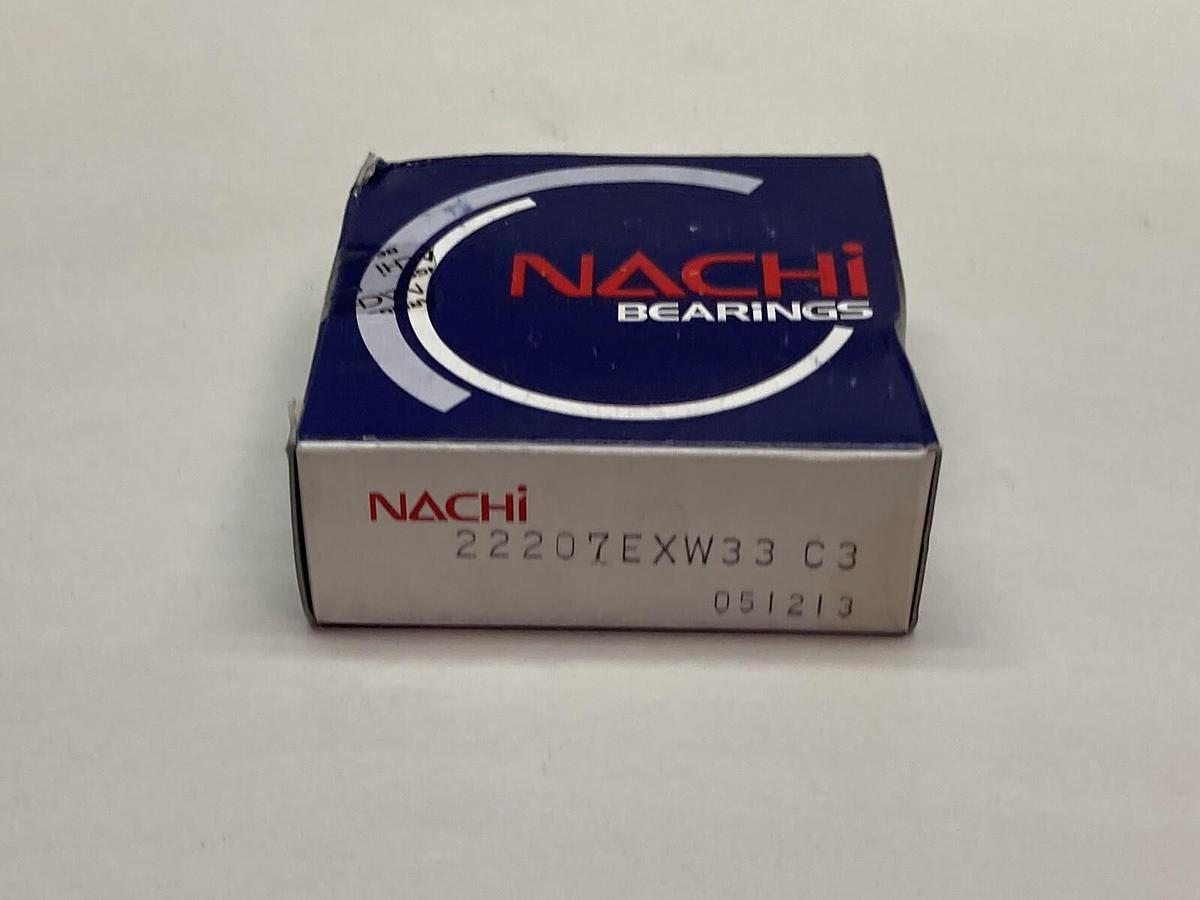 Used Nachi,22207EXW33 C3,Spherical Roller Bearing