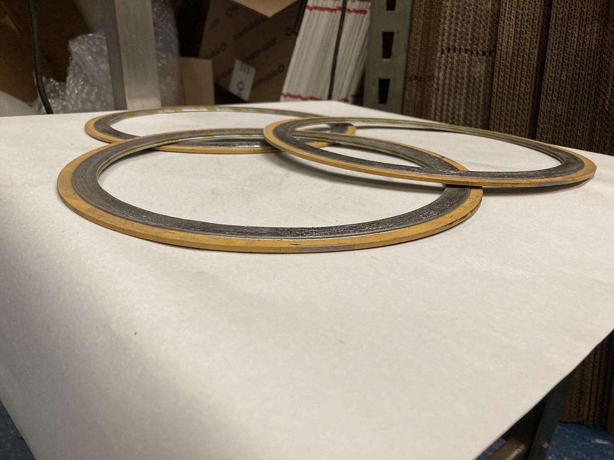 Used Garlock,150 ASME B16.20,Flex Seal Spiral Wound 8 Inches Lot of 3