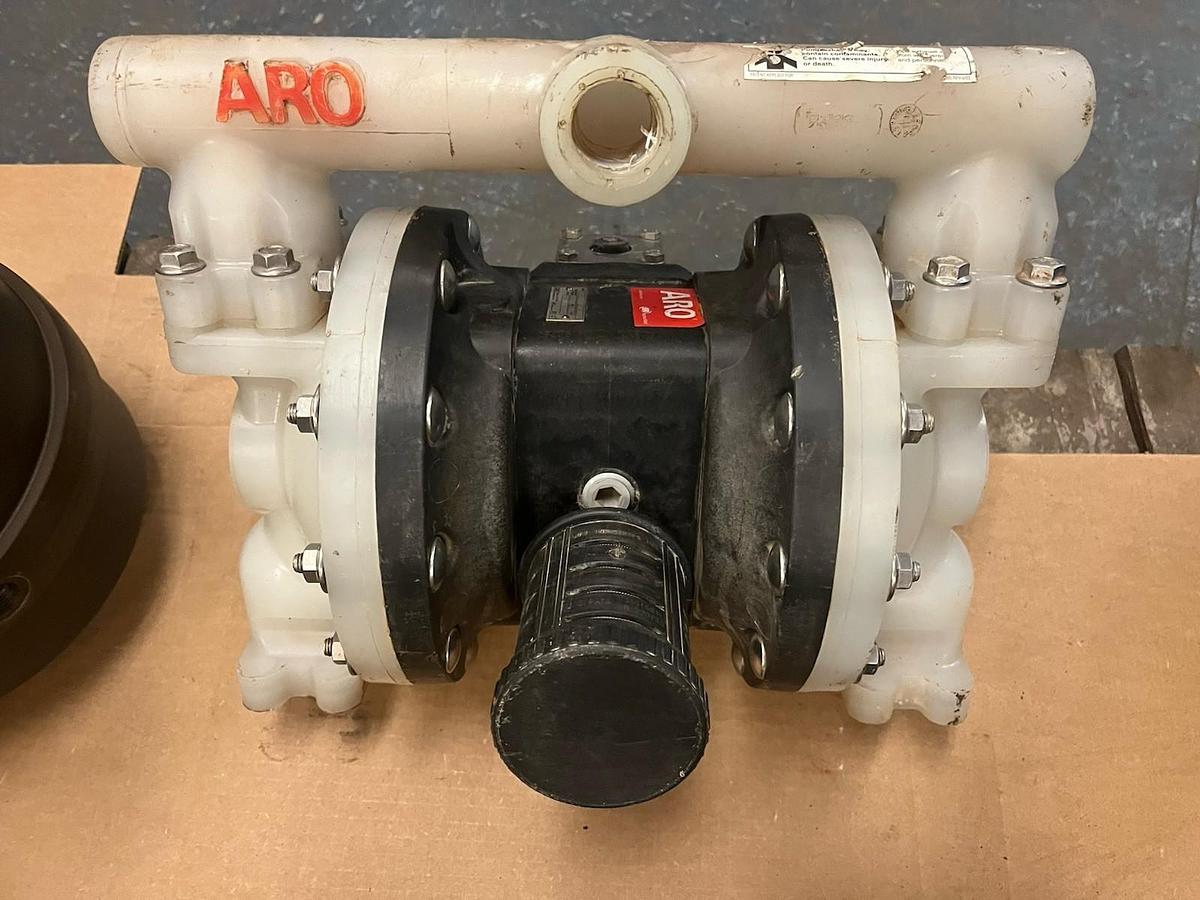 Used ARO,PD10P-APS-PAA,DOUBLE DIAPHRAGM PUMP POLYPROPLENE AIR OPERATED