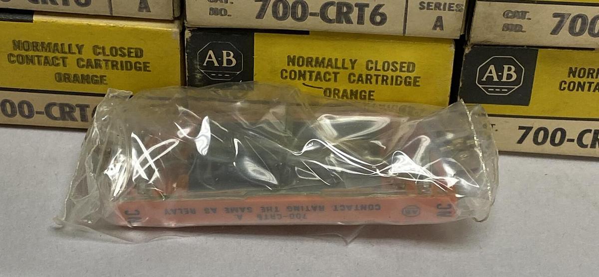 ALLEN BRADLEY,700-CRT6,CONTACT CARTRIDGE LOT OF 7 NOS