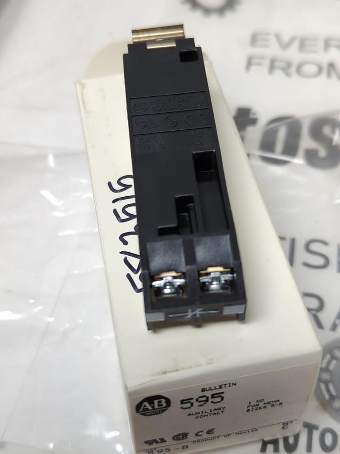 ALLEN BRADLEY,585-B,AUXILARY CONTACT SIZE 0-5 LOT OF 5