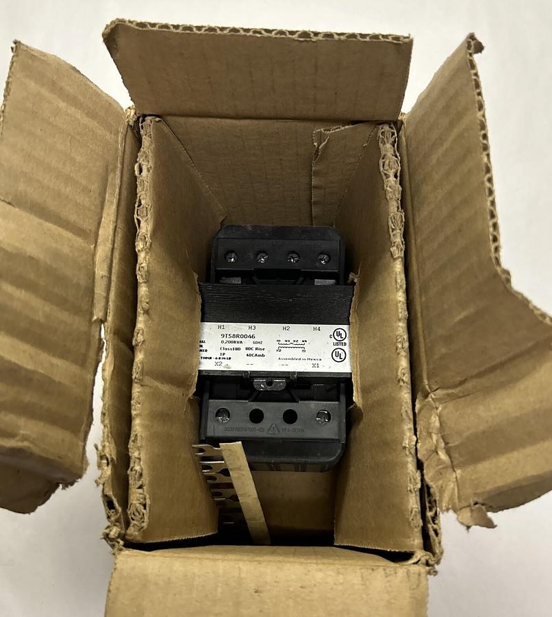 GENERAL ELECTRIC,9T58R0046,TRANSFORMER .2KVA 240X480-115V NOS