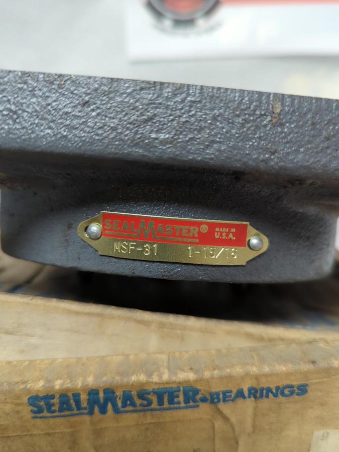 SEALMASTER,MSF 1-15/16,4-BOLT FLANGE MOUNT BEARING 1-15/16 INCH BORE NOS