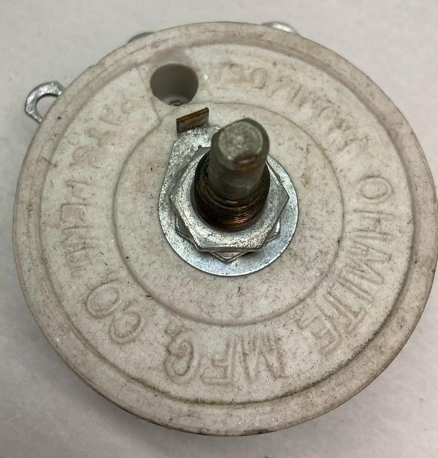 Used Ohmite,0321,Rheostats 0.58 AMP MAX 150 OHM