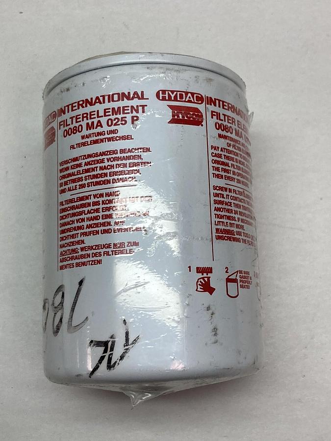Hydac,0080MA025P,Hydraulic Filter