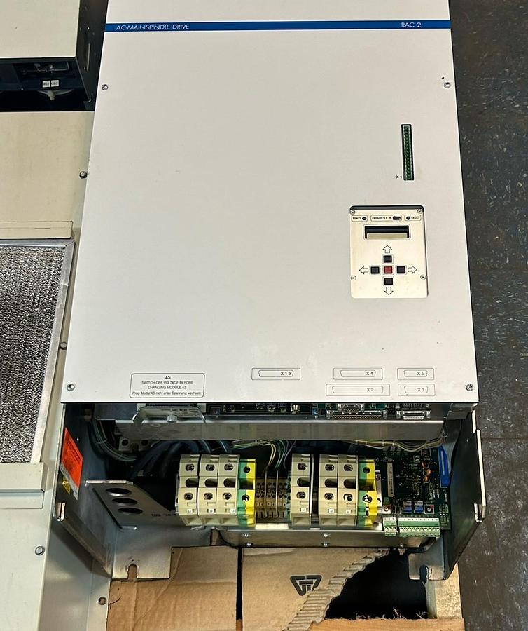 Used BOSCH INDRAMAT,RAC2.2-250-460-A00-W1,SERVO SPINDLE DRIVE CONTROLLER