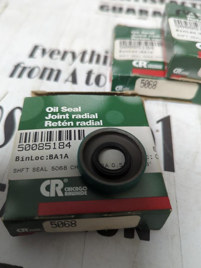 CHICAGO RAWHIDE,5068,OIL SEALS 0.5 IN X 1.128 IN LOT OF 4 NOS