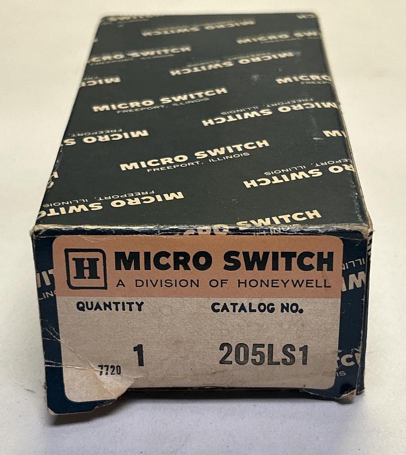 Used HONEYWELL MICRO SWITCH,205LS1,LIMIT SWITCH NEW