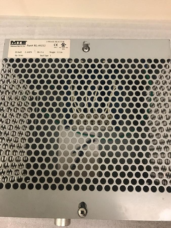 Used MTE,RL-00212,LINE REACTOR