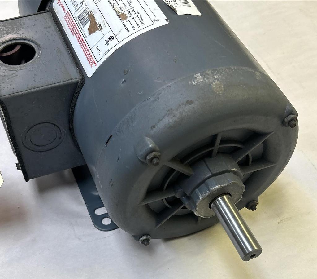 Used AO SMITH,H528,AC MOTOR 1HP 1140RPM 208-230/460V 3PH L56H FRAME