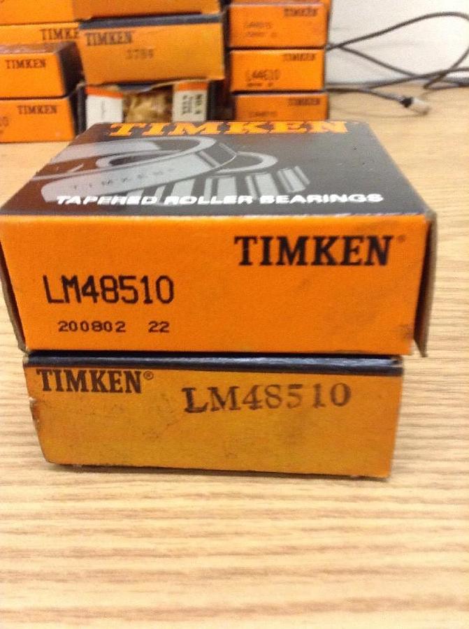 Timken,LM48510,Roller Bearings  Lot Of 2