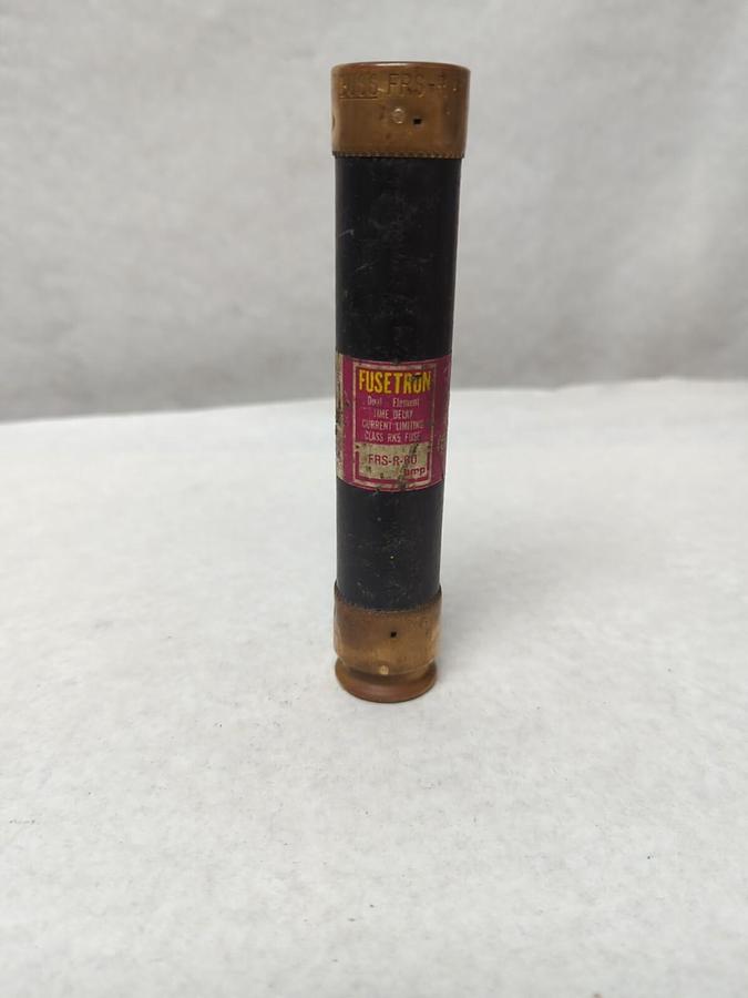 Used COOPER BUSSMANN,FRS-R-80,FUSETRON 80 AMP FUSE PRE-OWNED