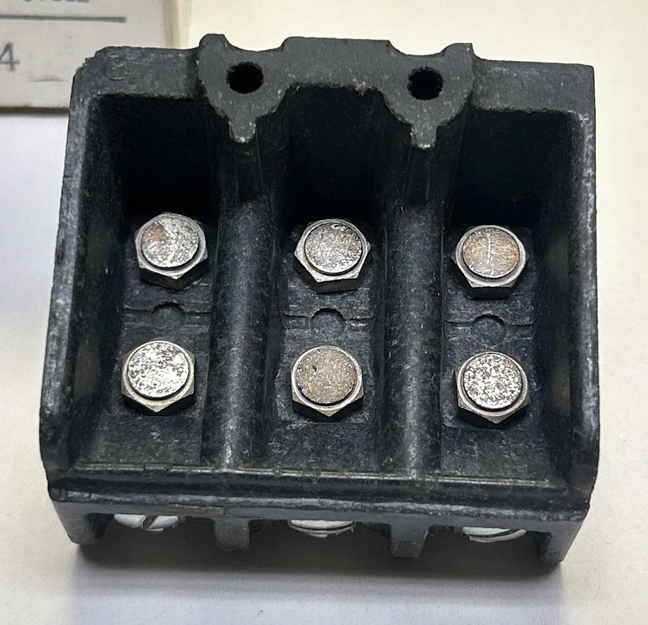 ALLEN BRADLEY,X-49654,CONTACT BLOCK SIZE 1 3P NOS