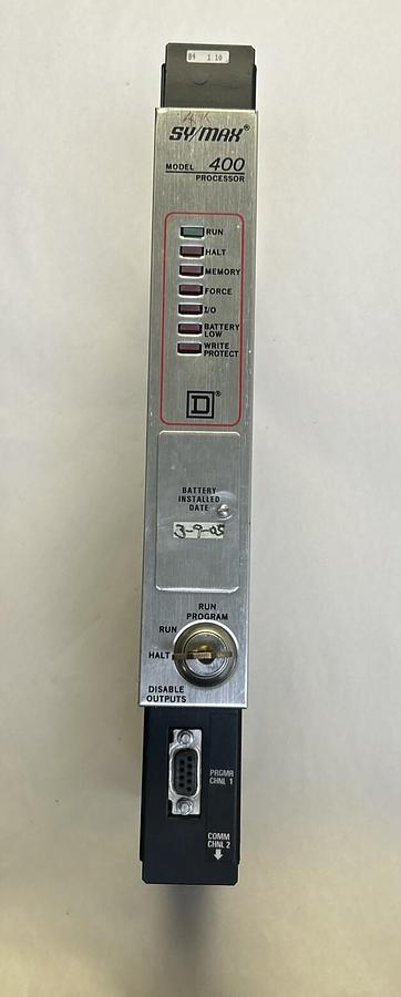 Used SQUARE D SYMAX,8020-SCP-424,PROCESSPR MODULE