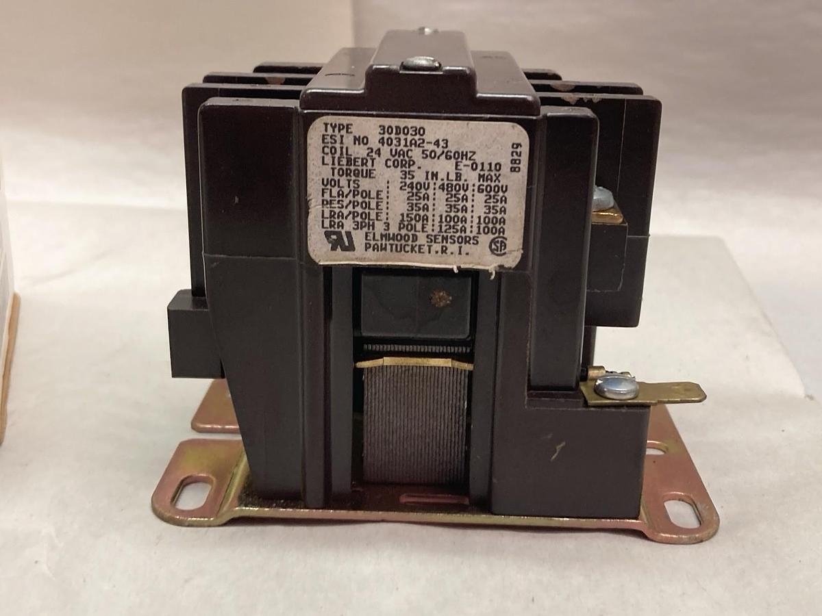 Elmwood,30D030,Contactor 24V Coil 50/60Hz