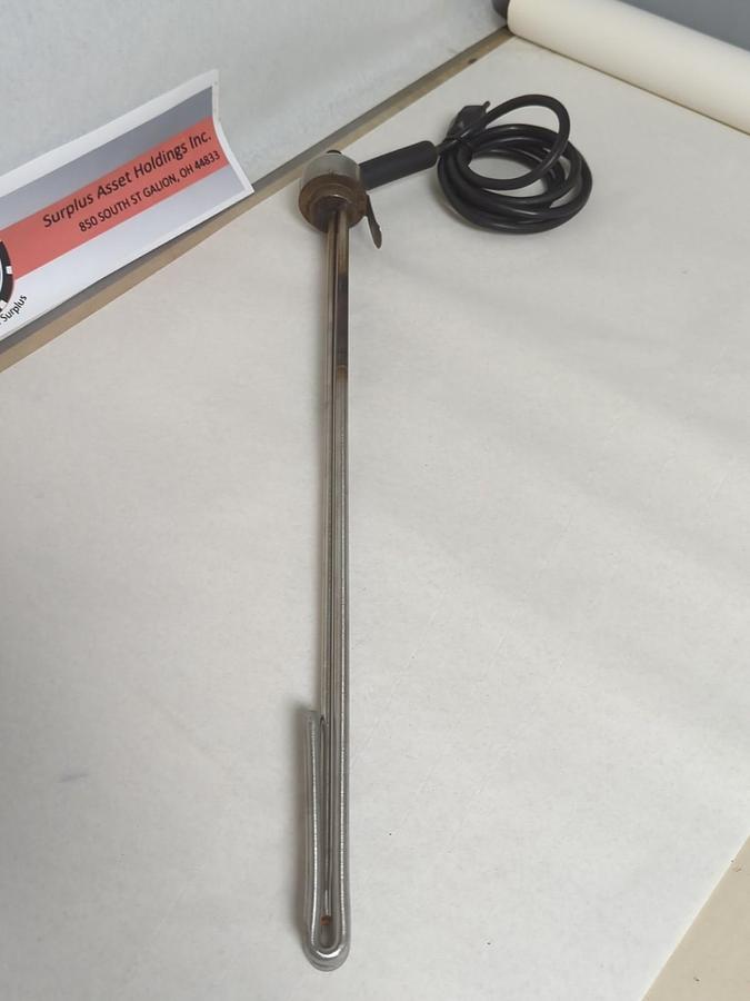 Used ULANET,MODEL 306,STOCK TANK IMMERSION HEATER 20 IN ROD 1100 WATT 115V PRE-OWNED