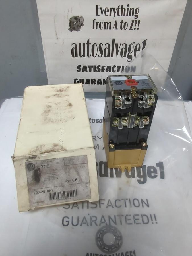 ALLEN BRADLEY,700-P510A1,TYPE P SERIES D CONTROL RELAY