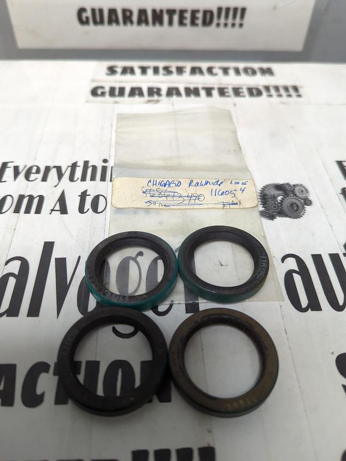 CHICAGO RAWHIDE,11605,OIL SEALS 30MMX40MMX7MM LOT OF 4 NOS