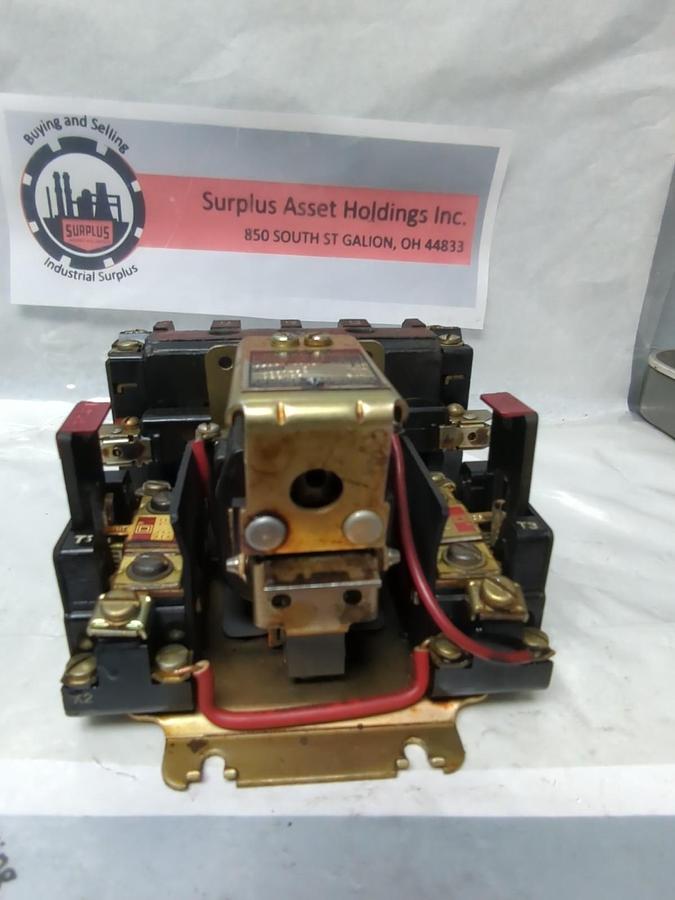 Used SQUARE D,8536 C0-3,MOTOR STARTER RELAY SERIES B PRE-OWNED