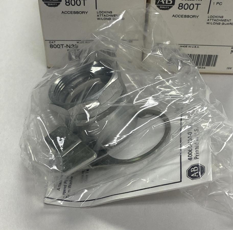 ALLEN BRADLEY,800T-N39,SER N PUSH BUTTON LOCKING ATTACHMENT LOT OF 3 NEW