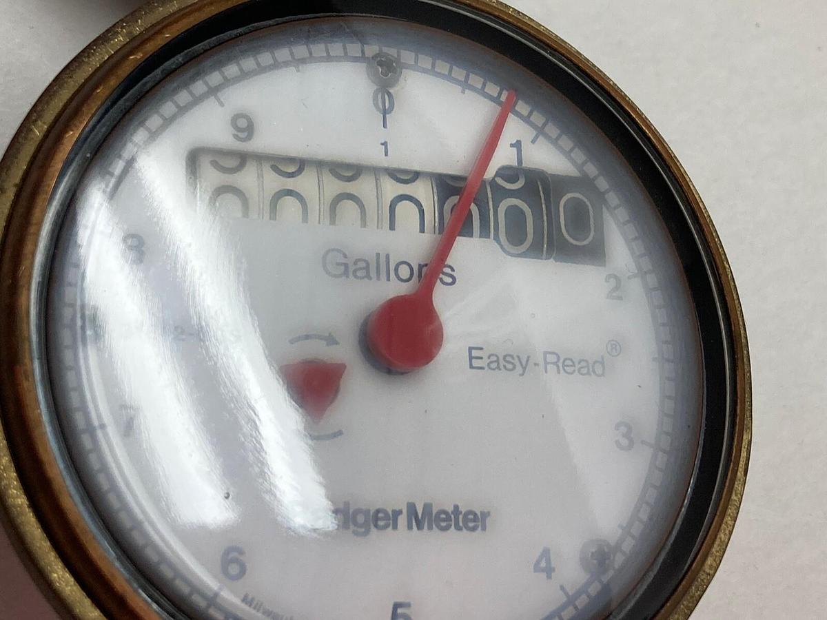 Used Badger,30928 0-3,Gallon Meter