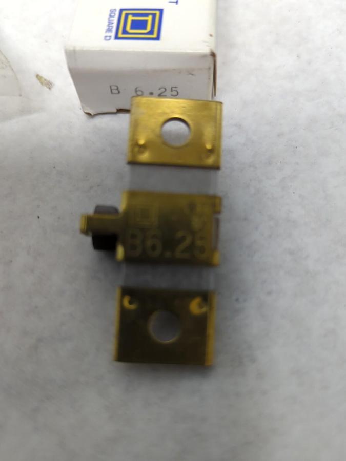SQUARE D,B6.25,THERMAL OVERLOAD HEATER ELEMENT LOT OF 3 NOS