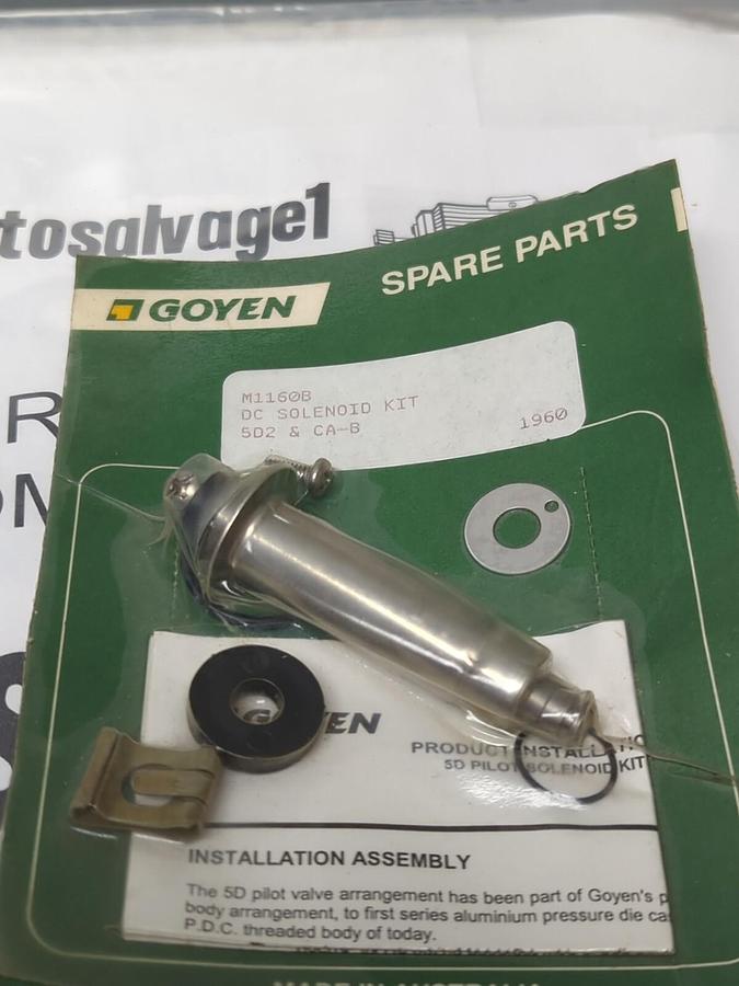 Used GOYEN,M1160B,DC SOLENOID KIT 5D2 & CA-B