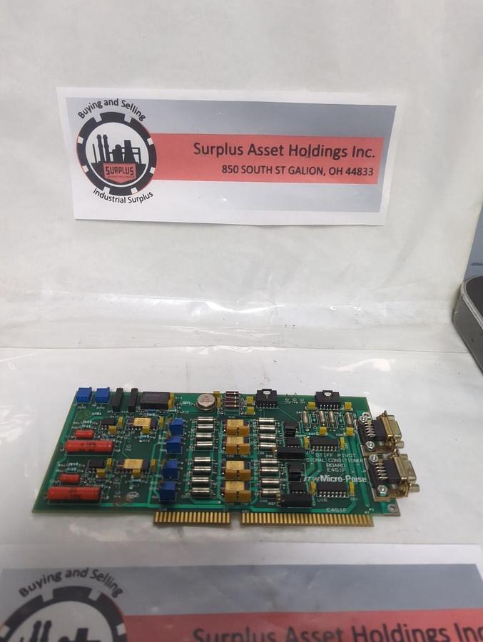 Used MICRO-POISE,E451F-J,STIFF PIVOT SIGNAL CONDITIONER PRE-OWNED