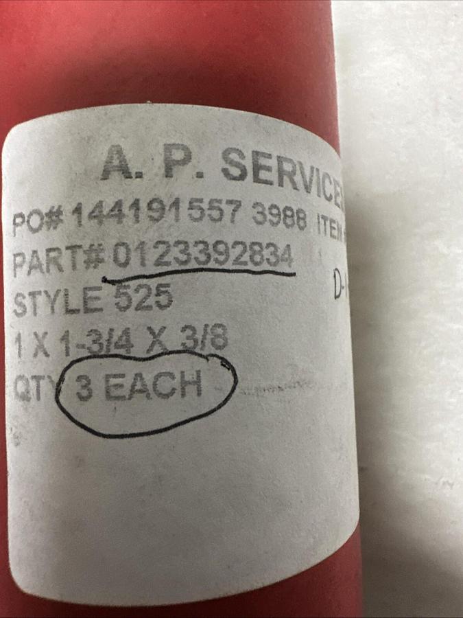 Used AP Services,0123392834,1x1-3/4x3/8 Packing