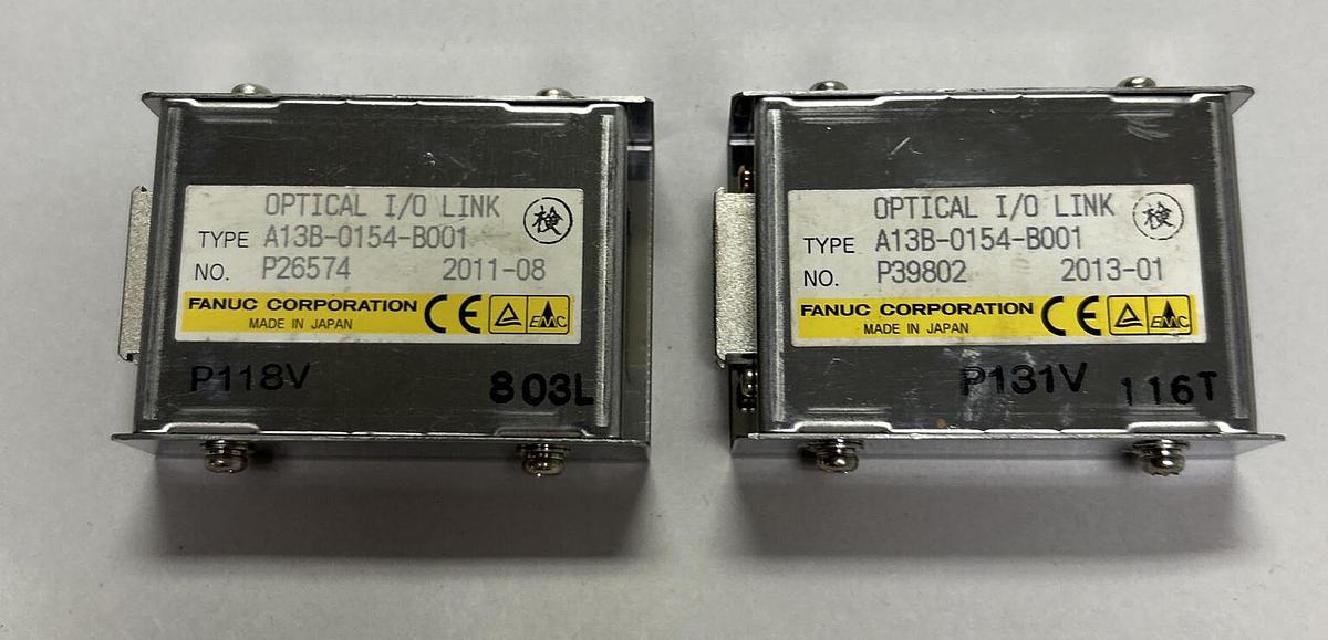 Used FANUC,A13B-0154-B001,I/O LINK ADAPTER LOT OF 2